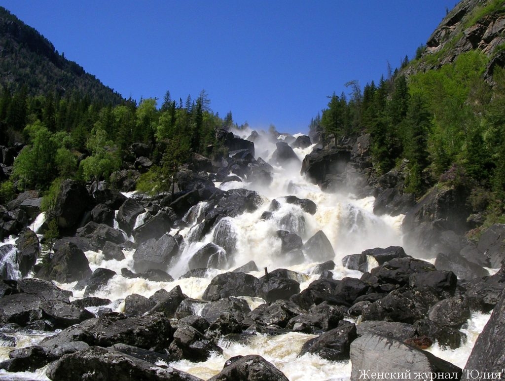 Водопады на реке Шинок