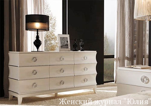 Комод в интерьере квартиры.